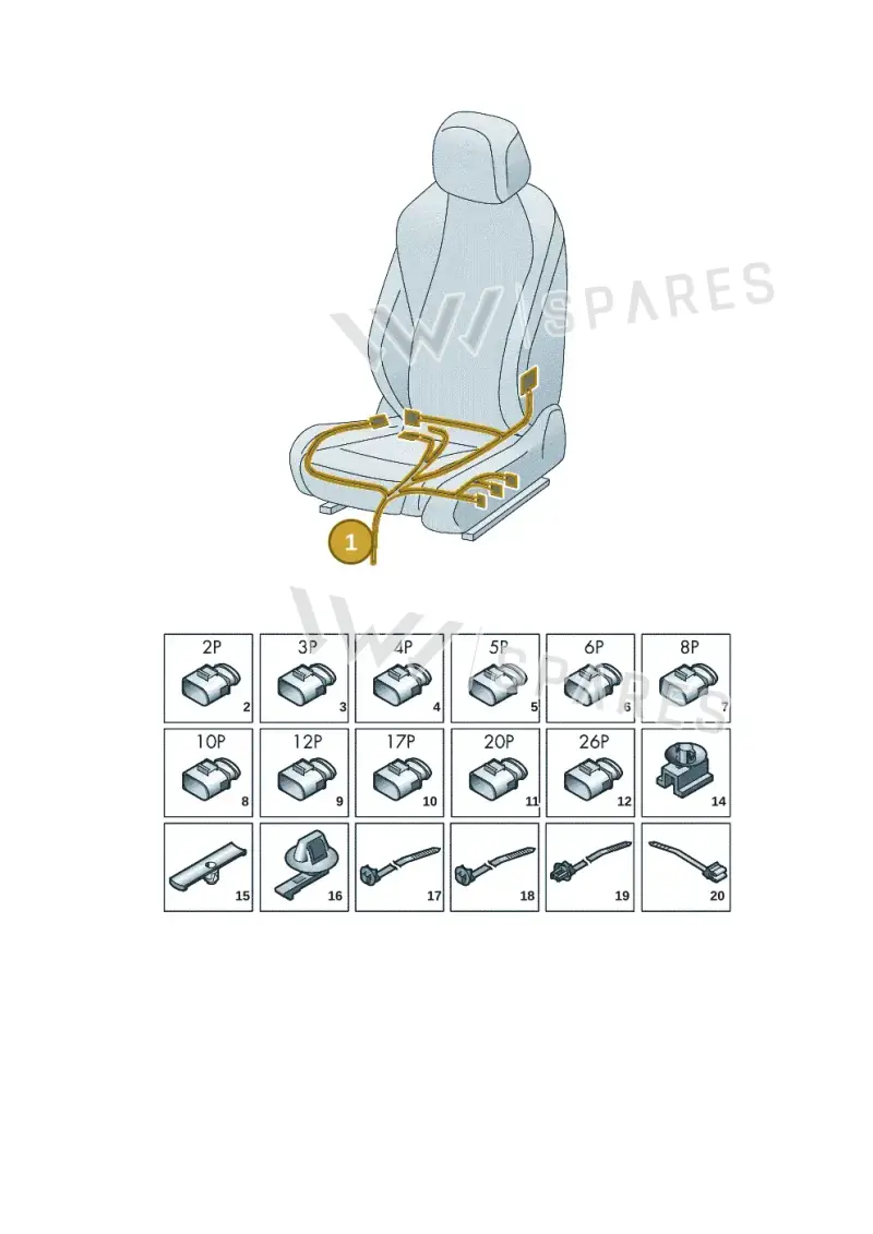 3J1971391B — Skoda Superb Combi (2023-2024) diagram 3j0972250, position 1