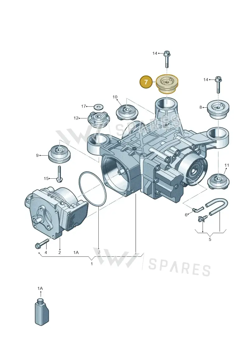 3Q0599437C — Volkswagen Tayron (2018-) diagram 884525100, position 7
