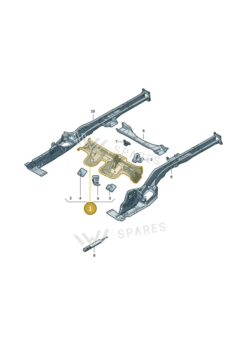 3Q0803531K — Volkswagen Passat estate (2023-) diagram 3j0803410, position 1