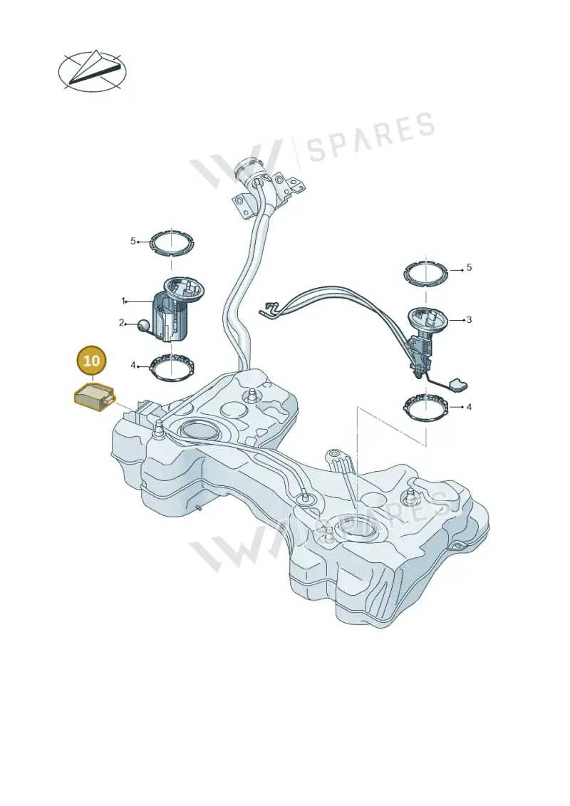 3Q0906121D — Skoda Kodiaq (2024-2024) diagram 828919036, position 10
