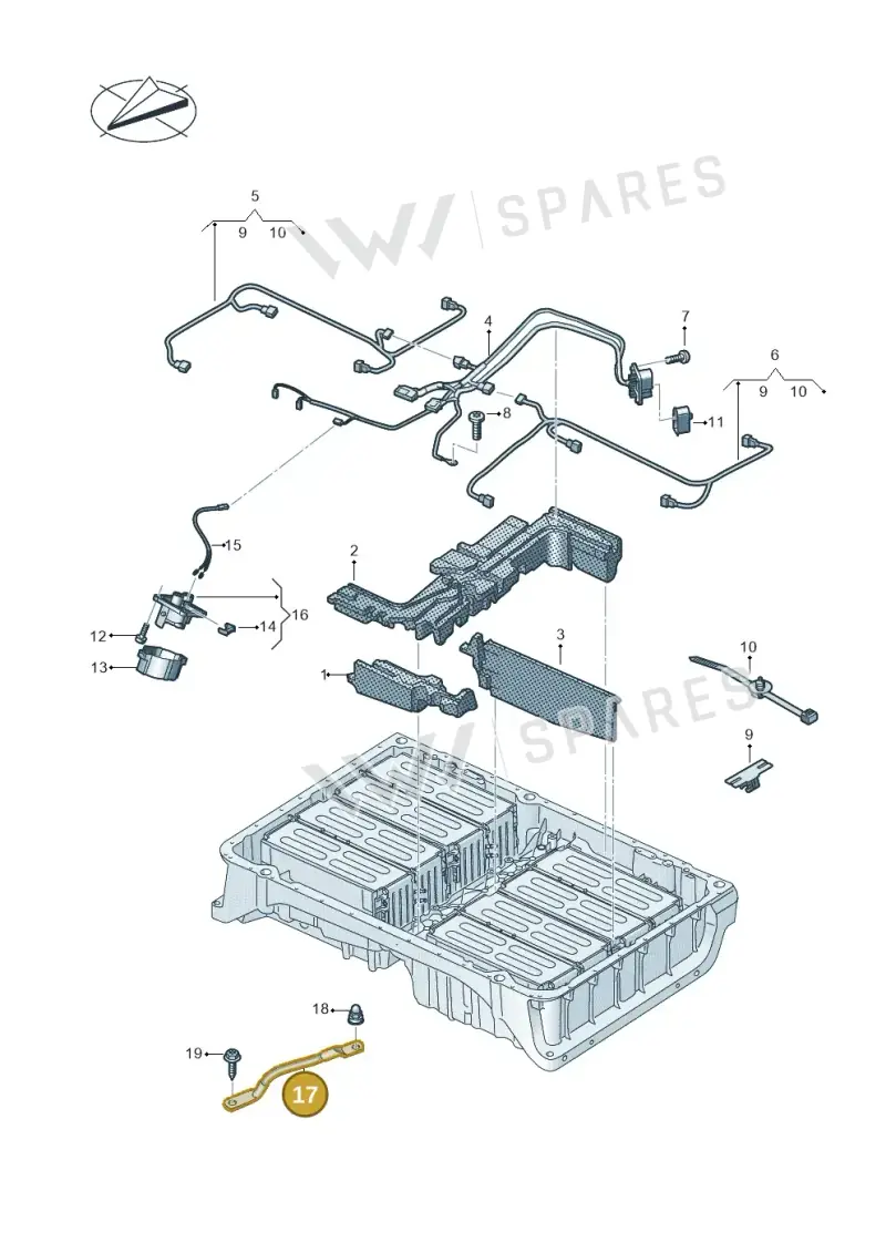 3Q0971237B — Volkswagen Multivan (2021-) diagram 793915850, position 17