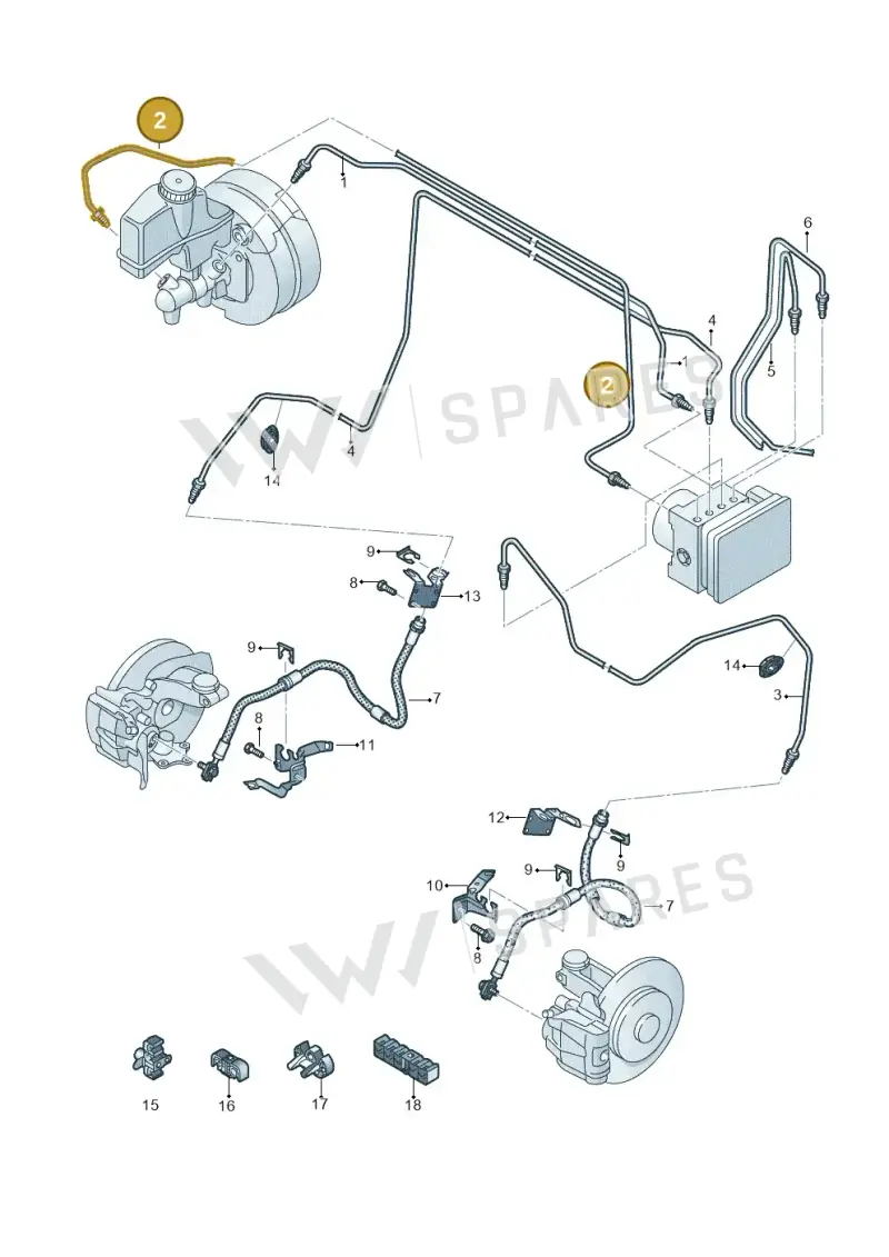 3Q2614740 — Volkswagen Arteon (2017-2023) diagram 793611220, position 2