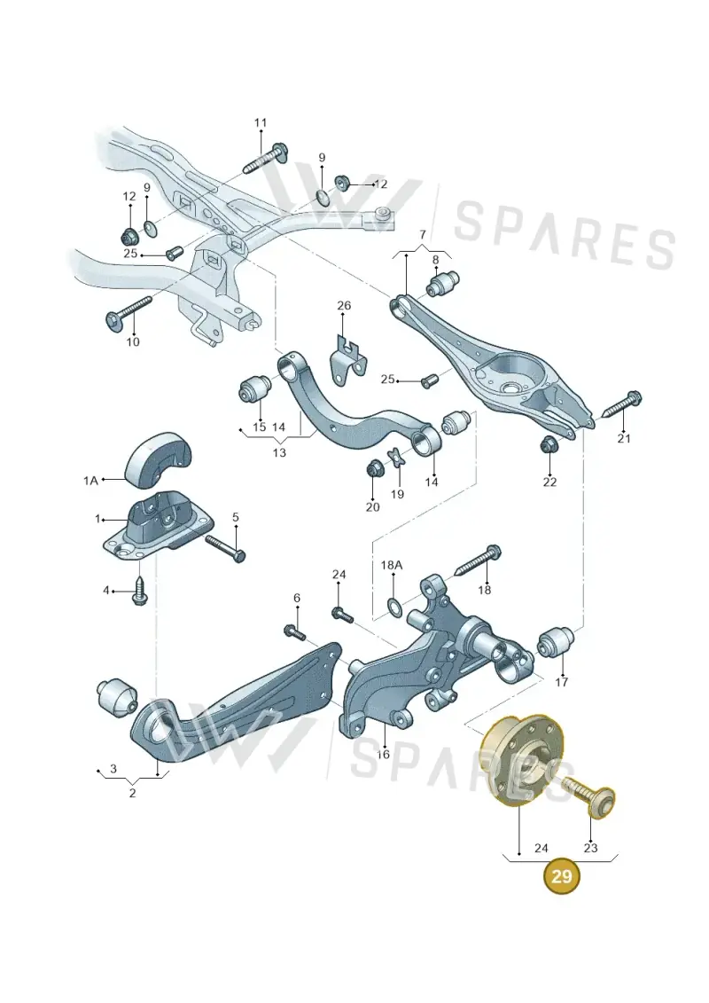 3QF501611E — Volkswagen Viloran (2021-2022) diagram 519505300, position 29