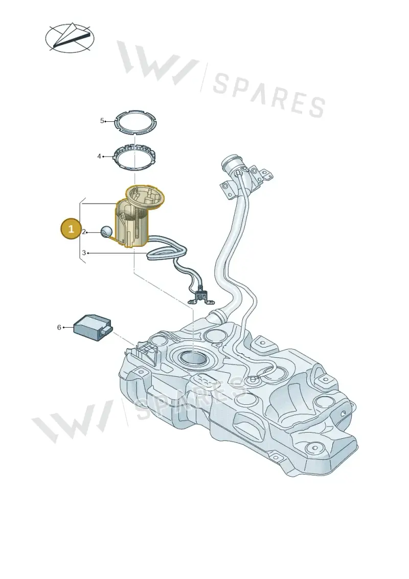 3QF919087F — Volkswagen Atlas Cross Sport (2019-2023) diagram 829919300, position 1