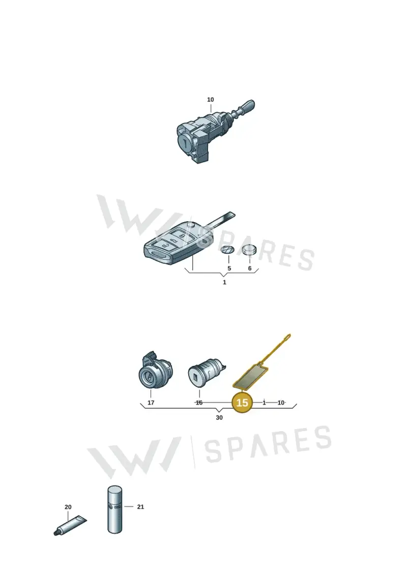 3T0837244 — Volkswagen Transport. multivan (2019-2024) diagram 7ep837100, position 15