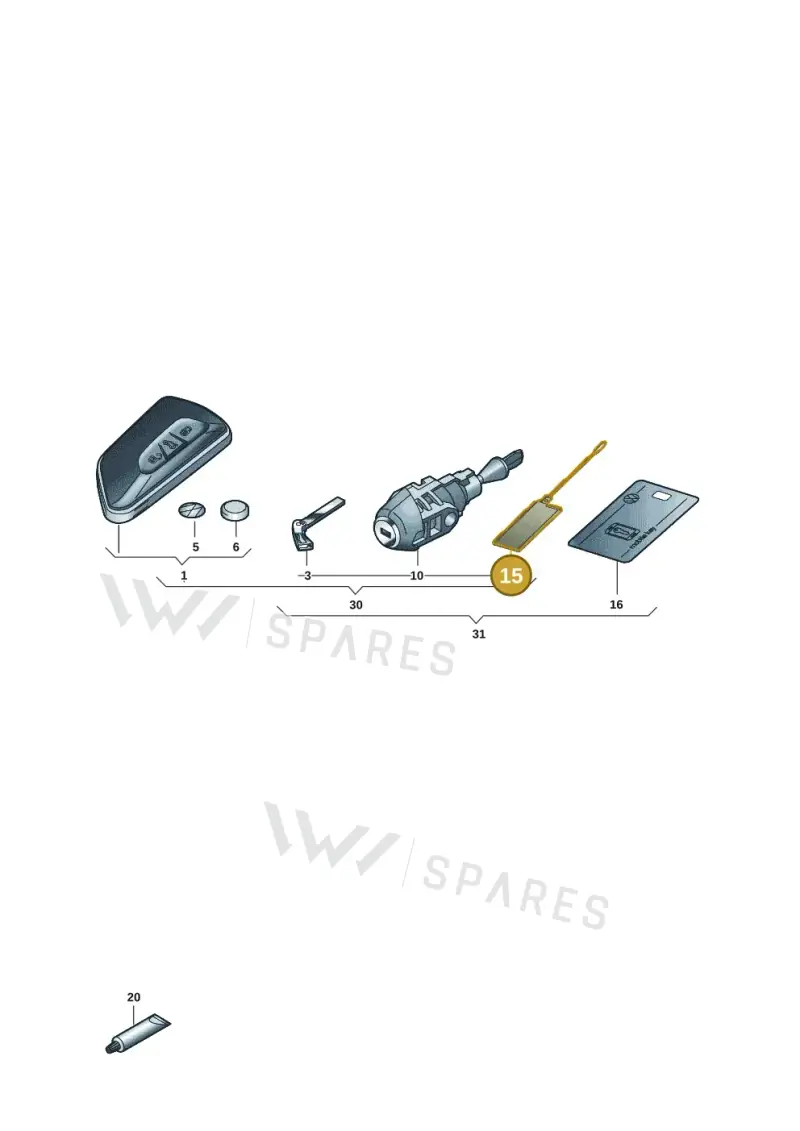 3T0837244 — Volkswagen Passat estate (2023-) diagram 5h0837100, position 15