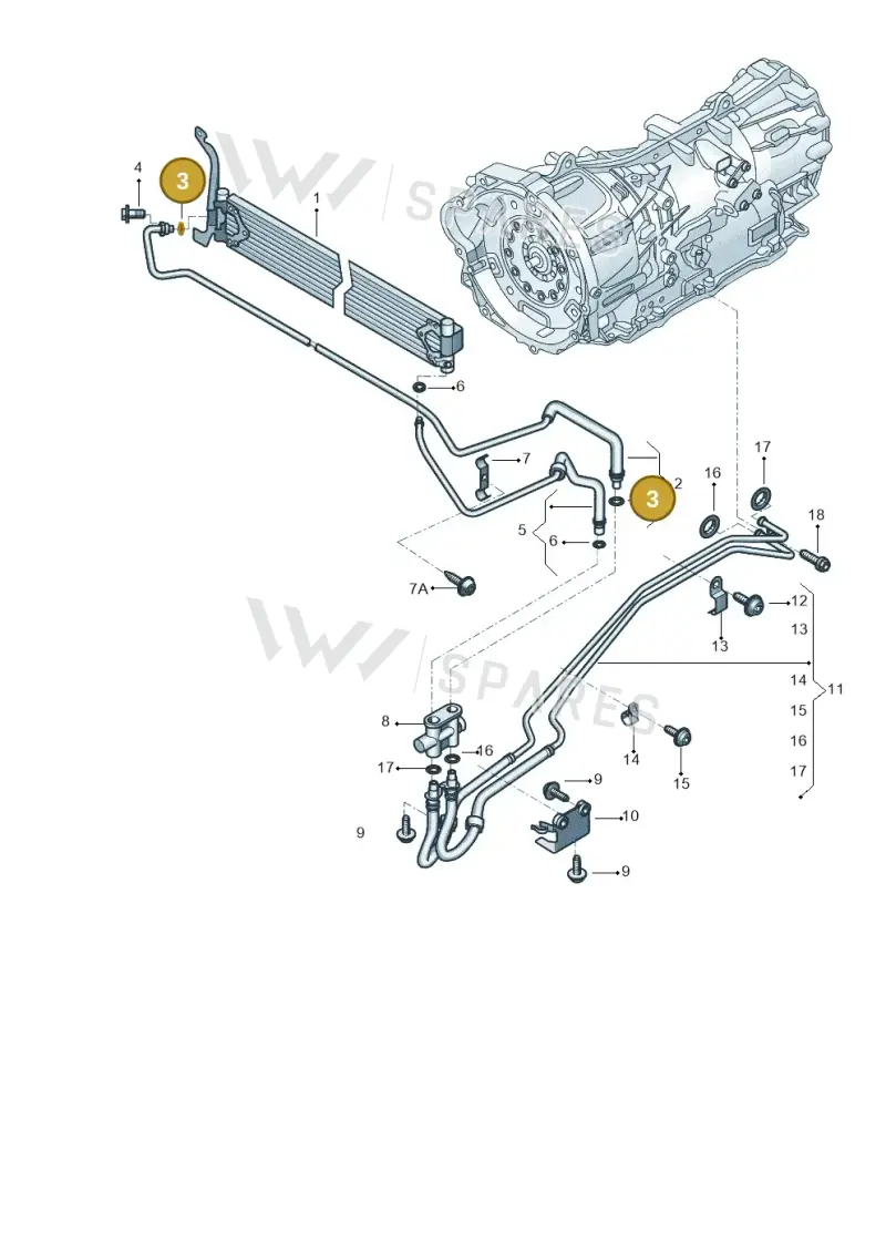 3W0301323 — Volkswagen Amarok twin cab (2022-) diagram 2ha317012, position 3