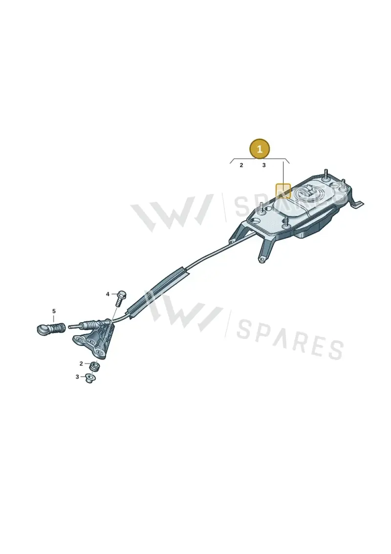 3WA713033B — Volkswagen Passat estate (2023-) diagram 3j0711400, position 1