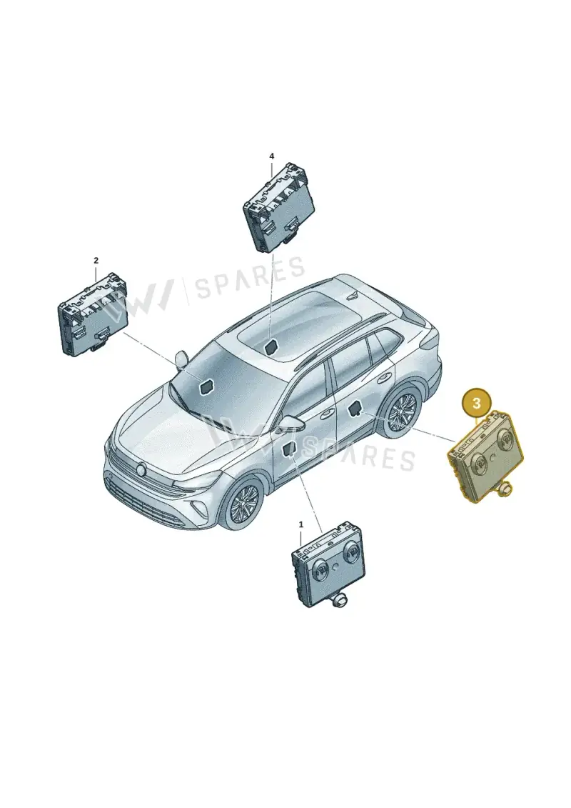 3WA959394 — Skoda Kodiaq (2024-2024) diagram 57x959800, position 3+4