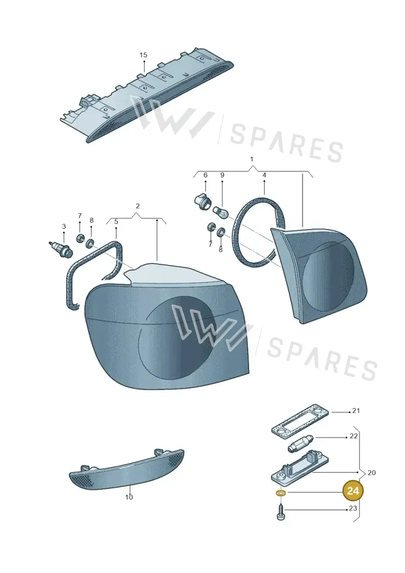 411945279 — Volkswagen GOLF PLUS              08> (2007-) diagram 459945000, position 24