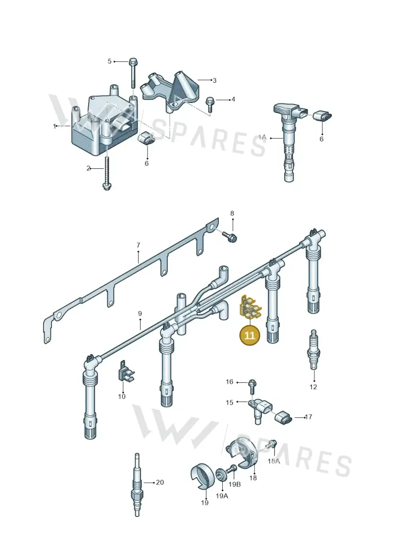 441971848A — Volkswagen New Beetle             06> (2005-) diagram 412905000, position 11