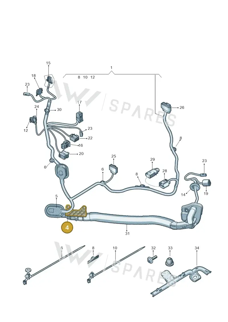 443906102E — SEAT Alhambra (2015-2022) diagram 689972350, position 4