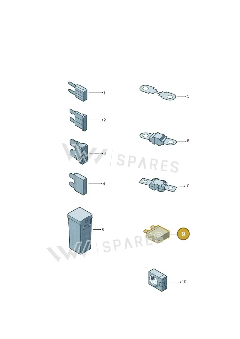 443937105 — Volkswagen Caravelle (2019-2024) diagram 7ep937045, position 9