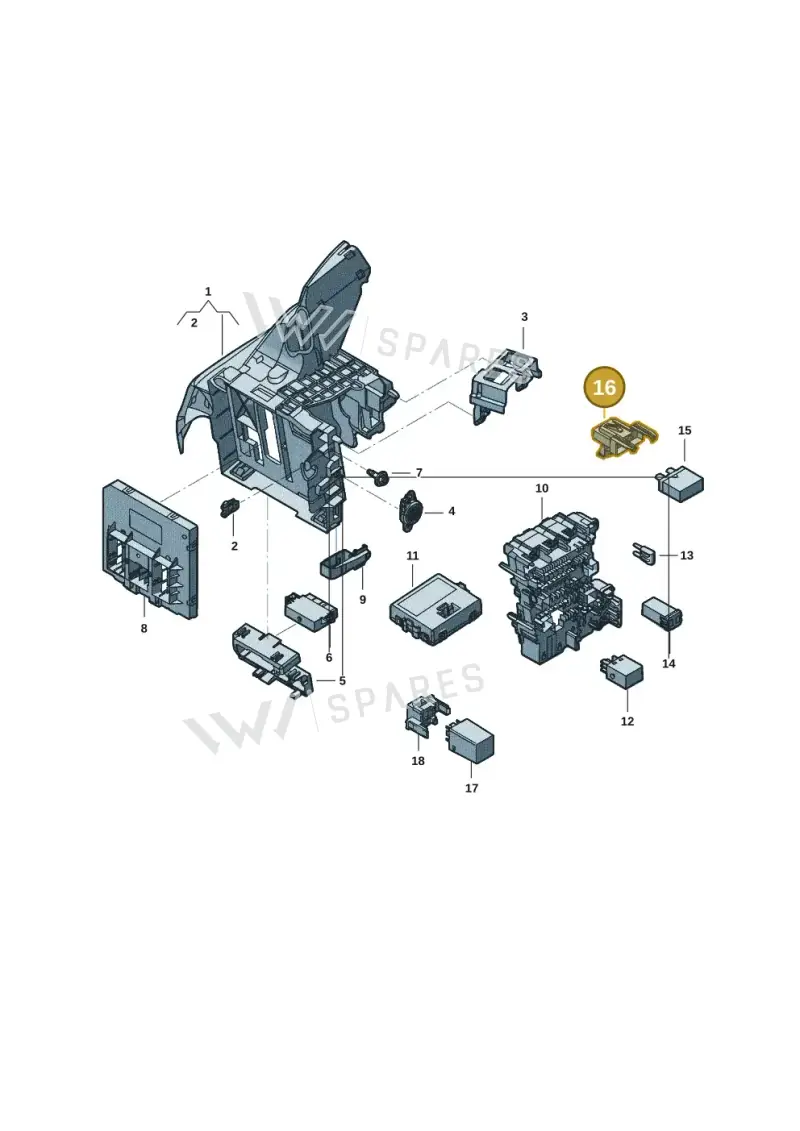 4A0937530A — Volkswagen Atlas Cross Sport (2023-) diagram 2gm937000, position 16