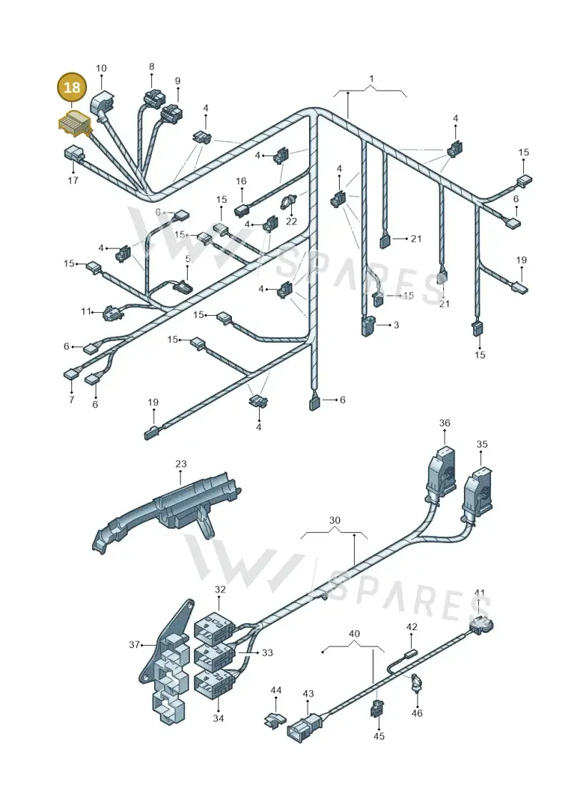 4A0972883C — Volkswagen Phaeton 4motion (2010-2016) diagram 258971900, position 18