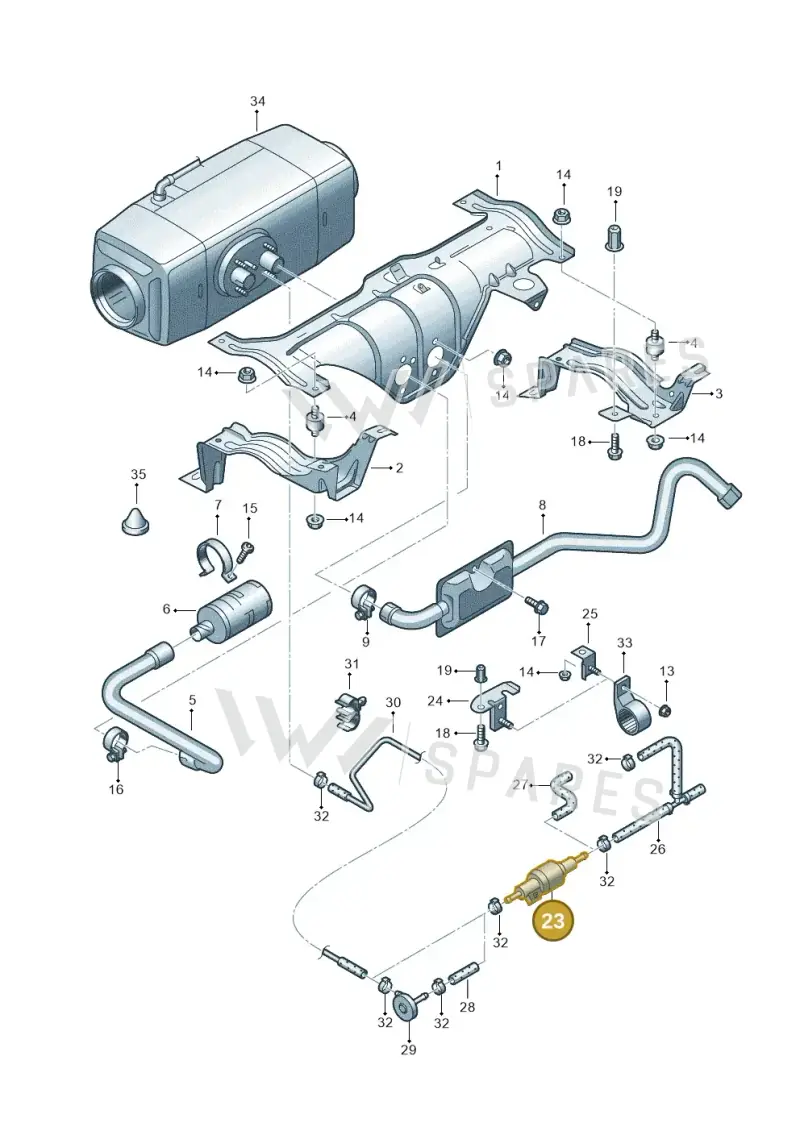 4B0963303 — Volkswagen Transp. caravelle (2008-2009) diagram 410819480, position 23