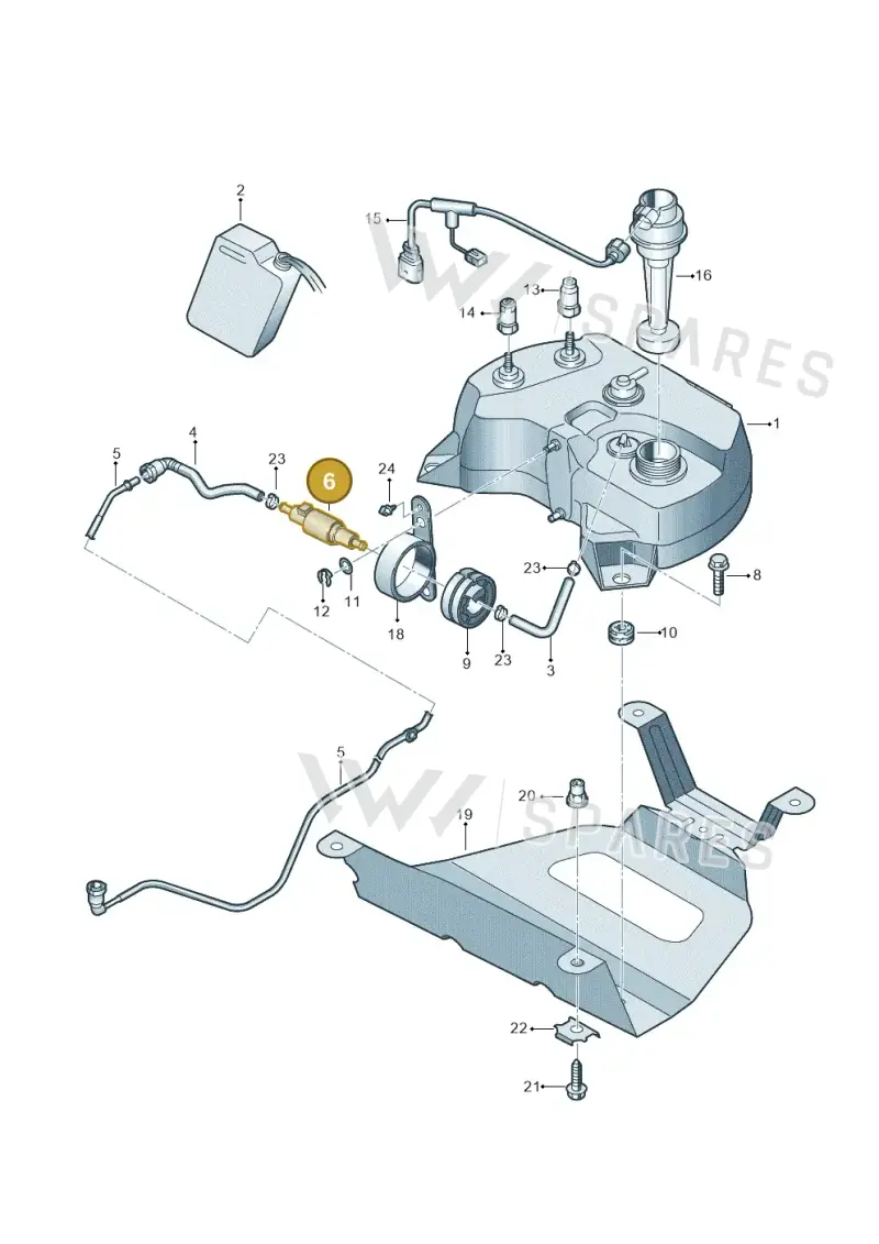4B0963303 — Volkswagen Sharan (2008-2010) diagram 475201180, position 6