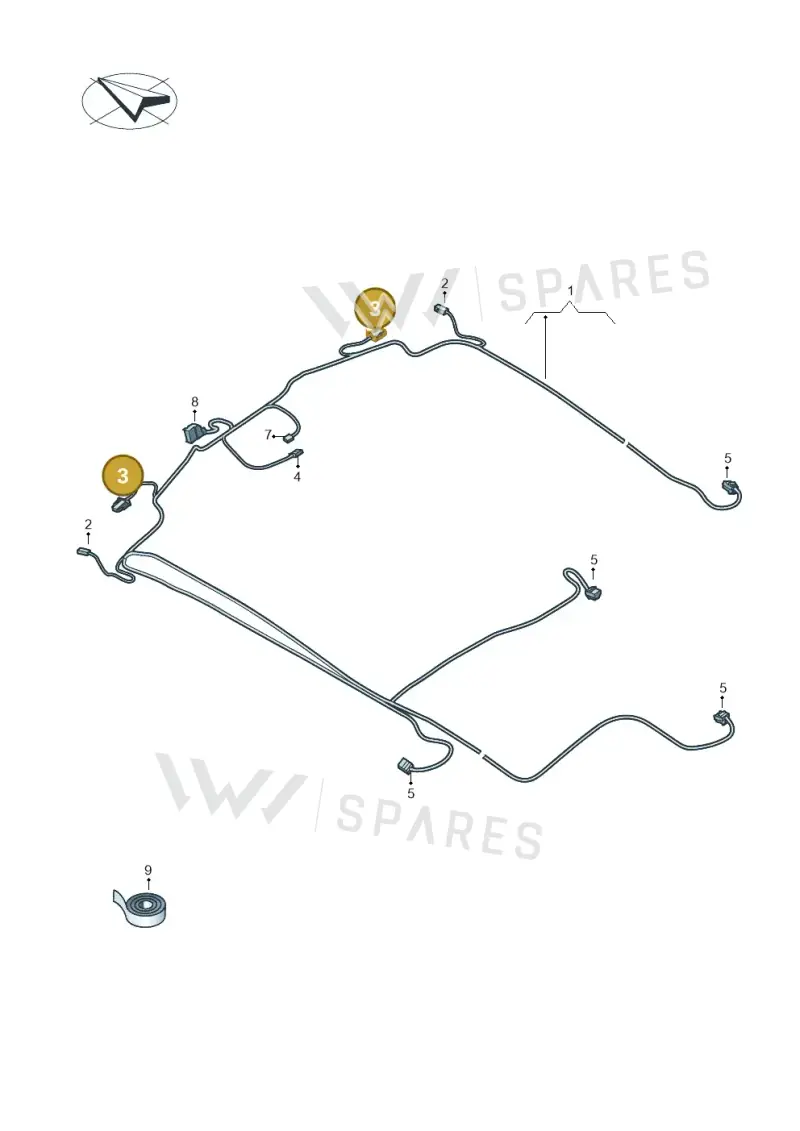 4B0971832 — Volkswagen Tiguan 2.0 4Motion (2017-2024) diagram 884972300, position 3