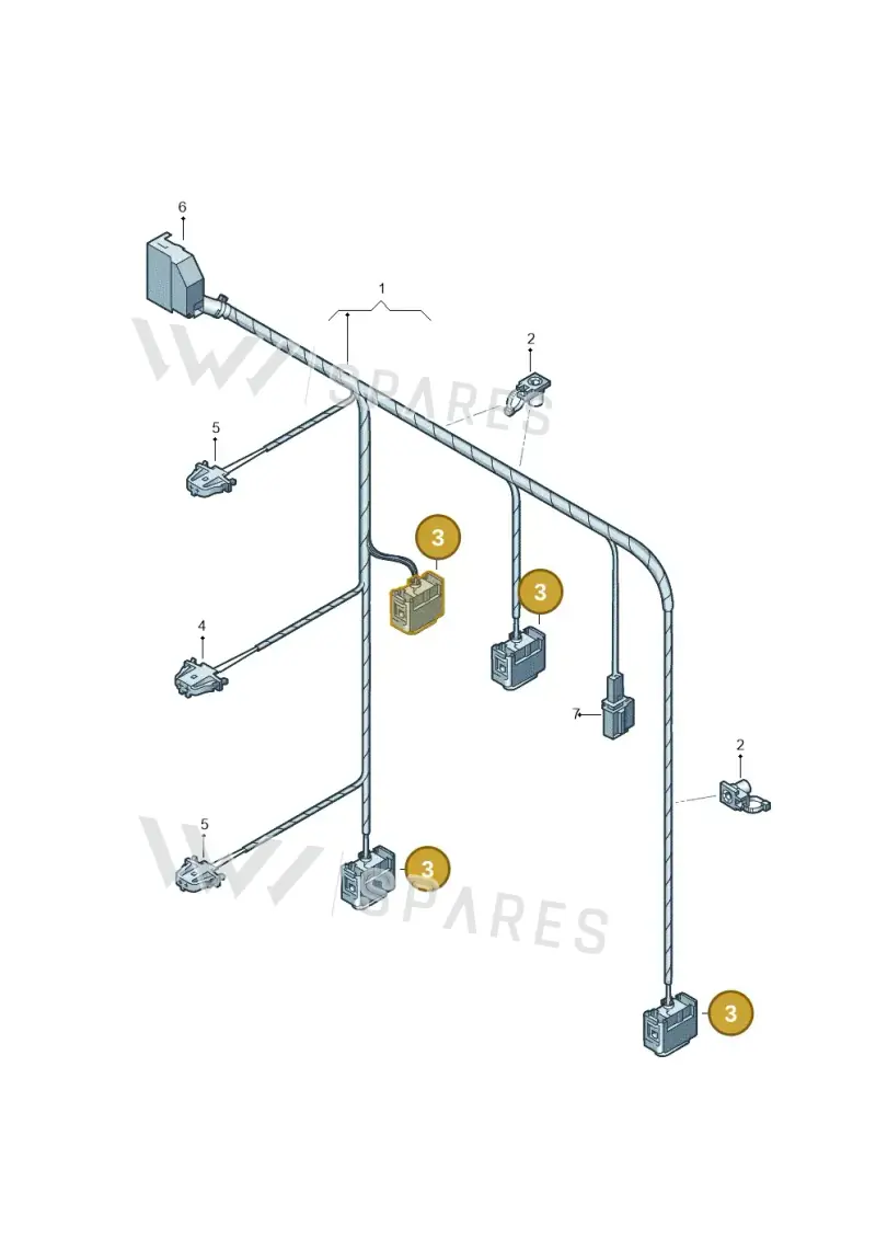 4B0972571 — Volkswagen POLO (2001-2005) diagram 210972470, position 3