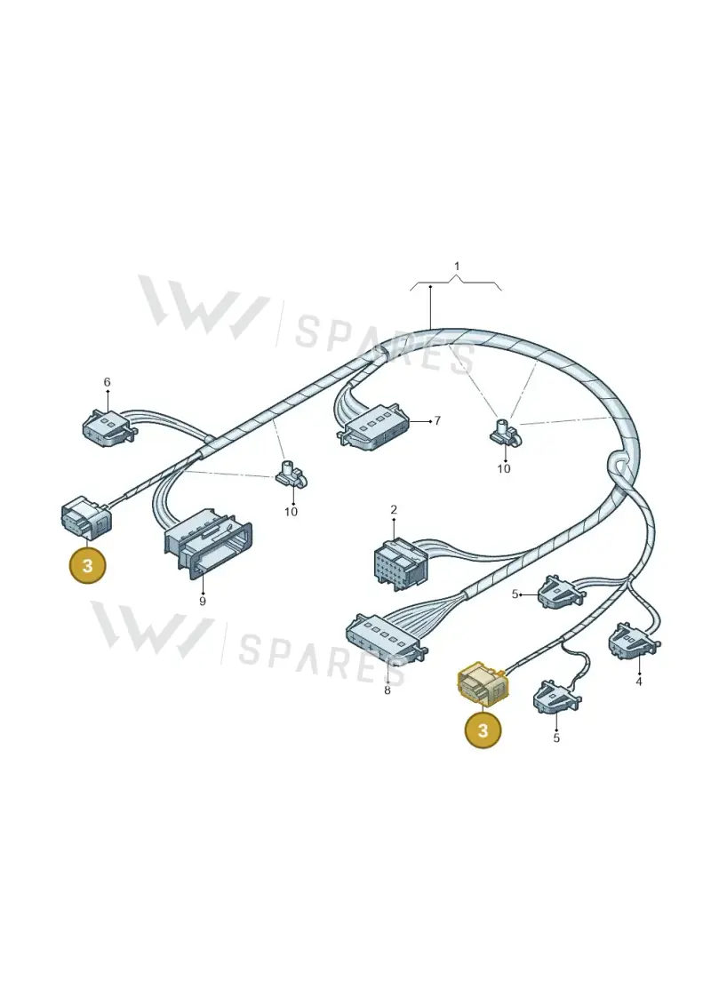 4B0972571 — Volkswagen POLO (2001-2005) diagram 225972450, position 3