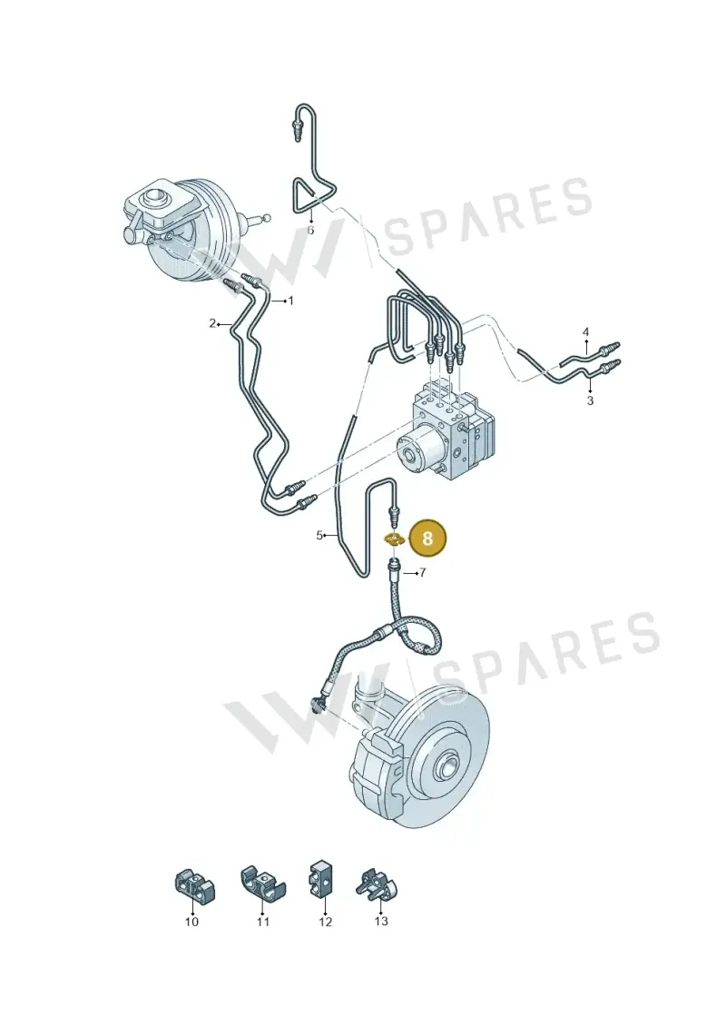 4D0611715B — Volkswagen E-Crafter 35 (2018-2024) diagram 806611200, position 8