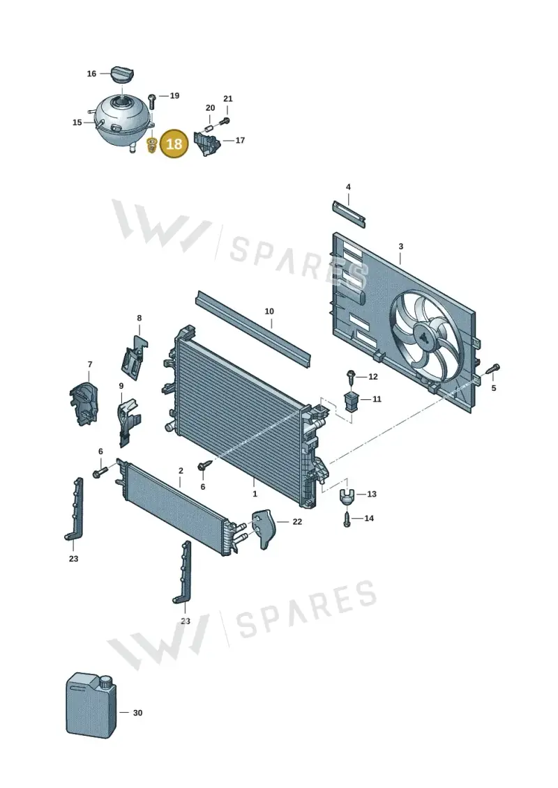 4D0863788 — Volkswagen Transport. multivan (2019-2024) diagram 7em122150, position 18