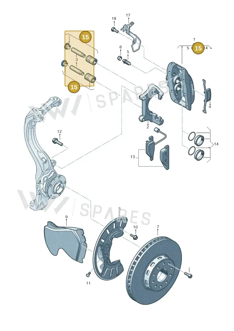 4E0698647 — Volkswagen Phaeton 4motion (2010-2016) diagram 667615530, position 15