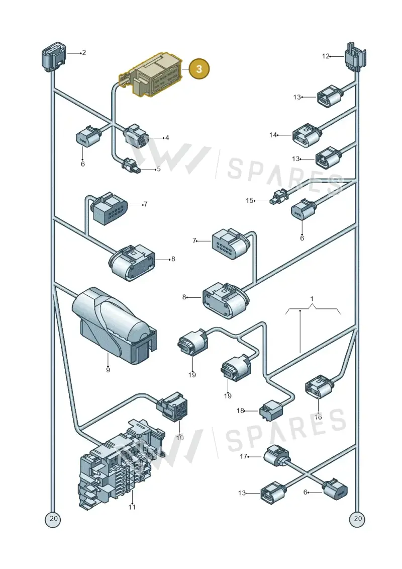 4E0973812A — Volkswagen New beetle (2011-2016) diagram 715971800, position 3