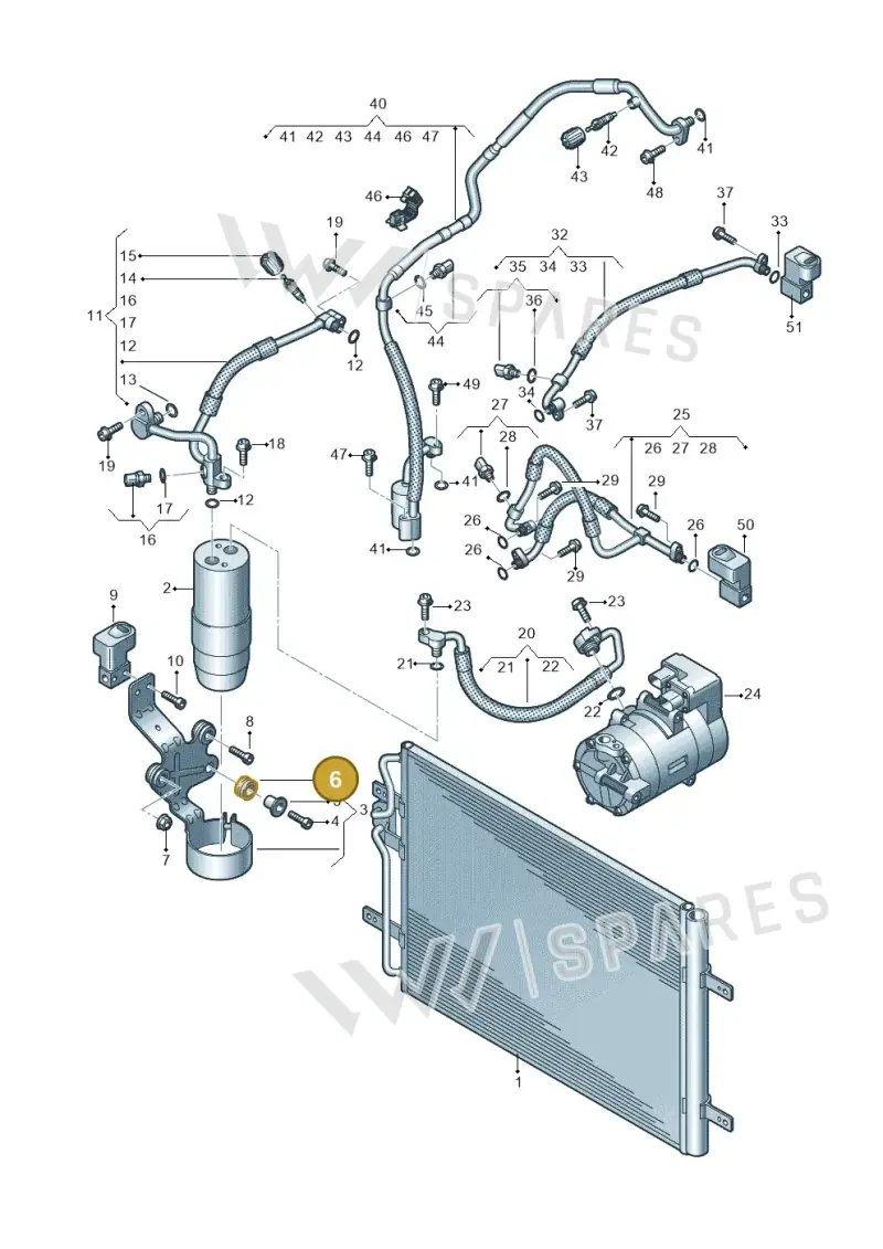 4F0129669E — Volkswagen E-Crafter 35 (2018-2024) diagram 599260400, position 6