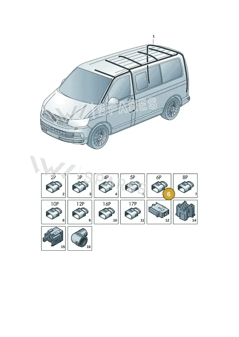 4F0937731A — Volkswagen Transport. multivan (2019-2024) diagram 7em972086, position 6