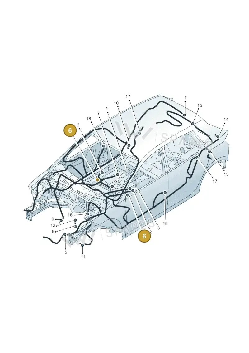 4G0972783 — Volkswagen Polo 1.0 BlueMotion (2017-2024) diagram 837971790, position 6