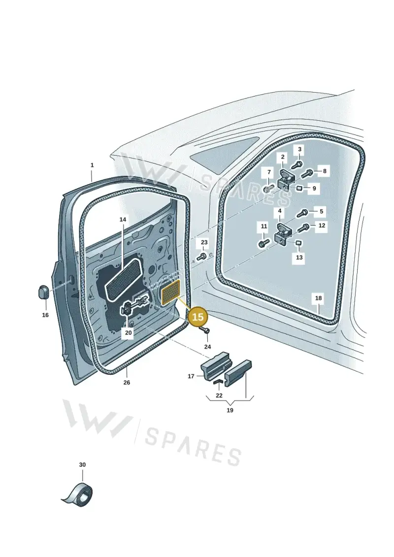 4H0837833 — Volkswagen ID.7 Limousine Pro (2023-) diagram 14b831000, position 15