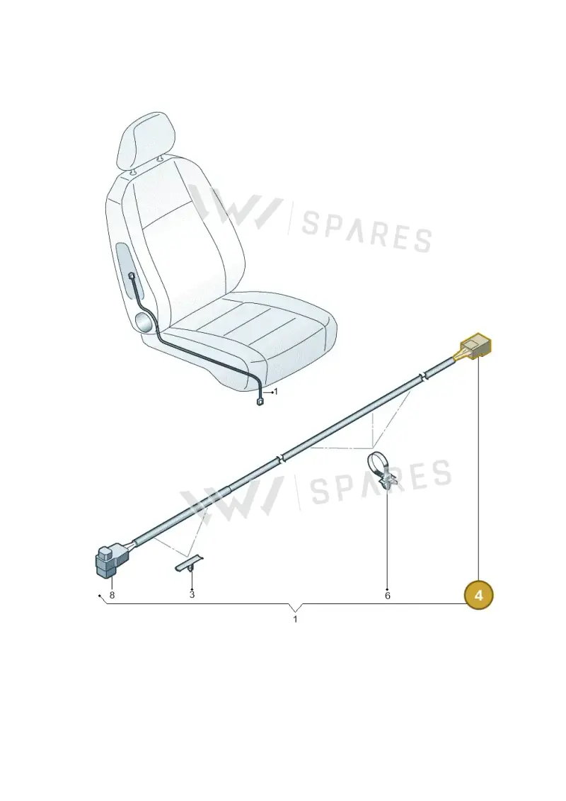 4H0972773 — Volkswagen Amarok twin cab (2022-) diagram 746972270, position 4