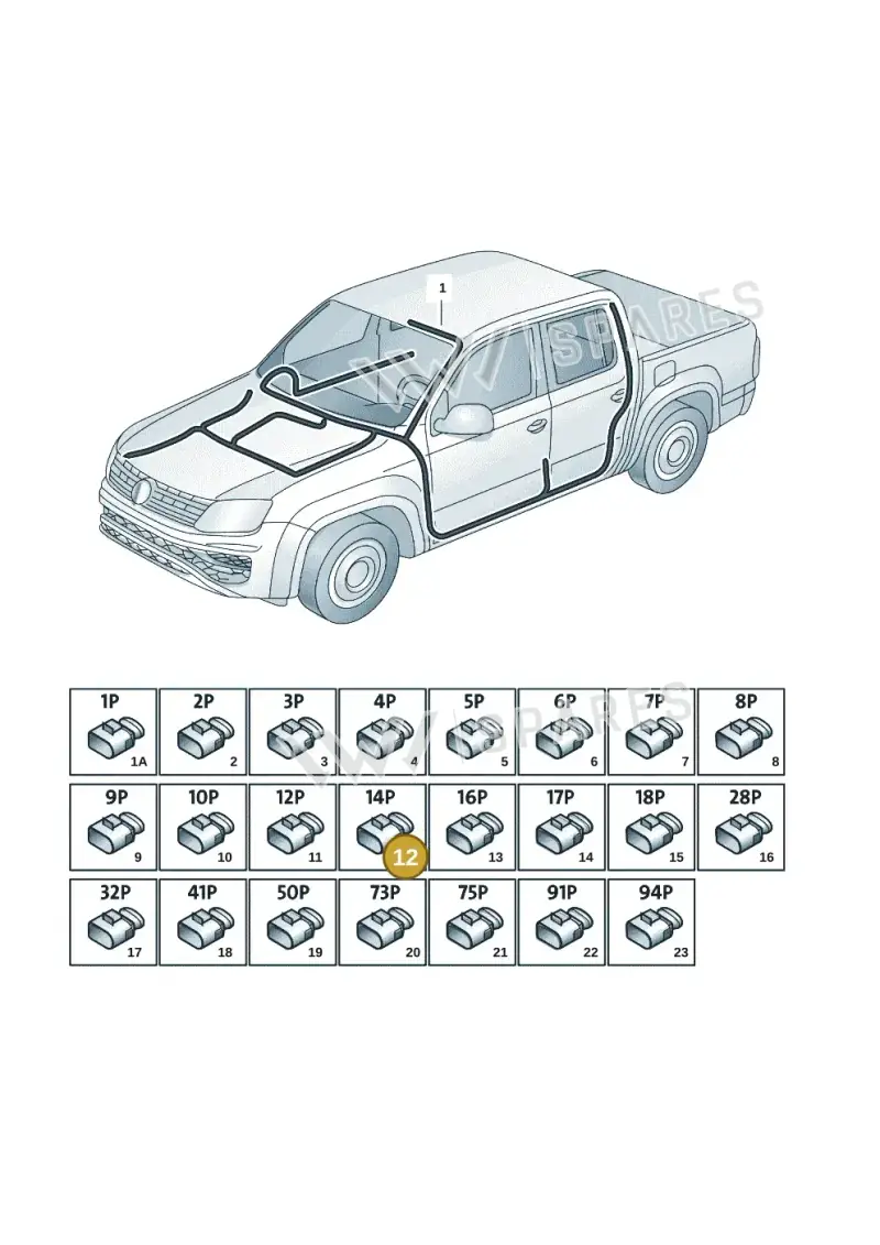 4H0973717 — Volkswagen Amarok twin cab (2022-) diagram 2ha971080, position 12