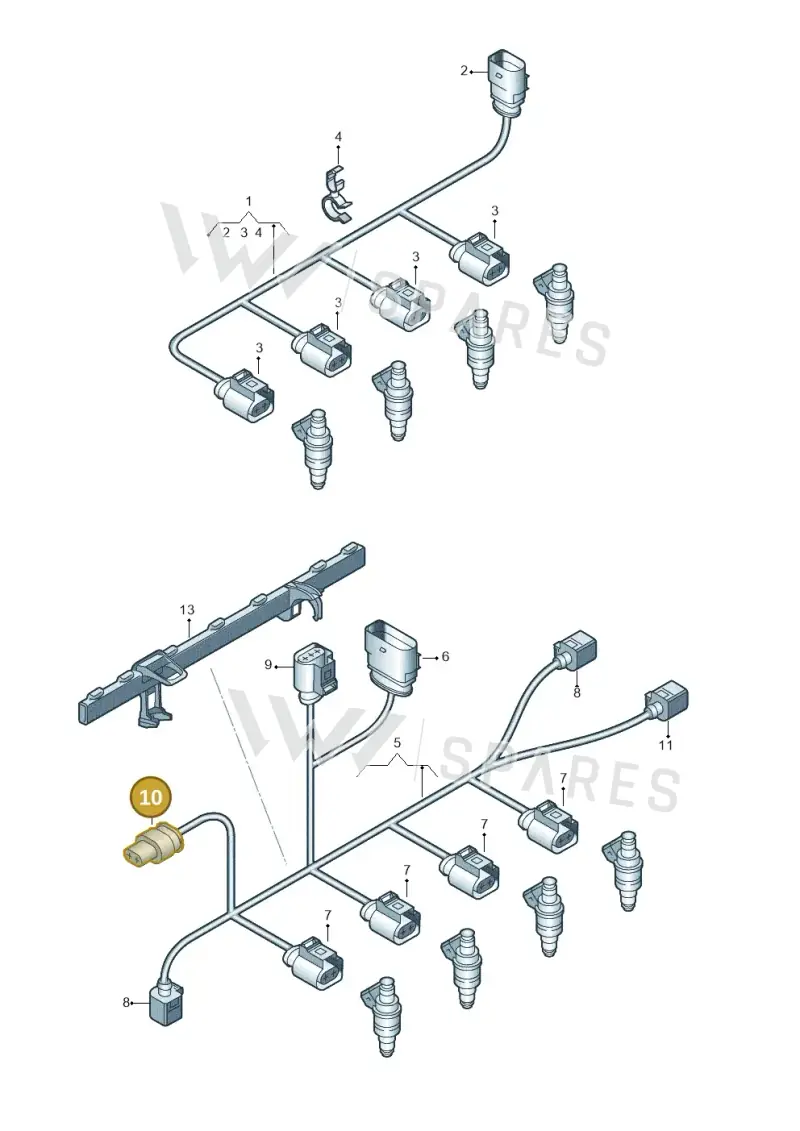 4K0973703A — Volkswagen T-Roc BlueMotion (2017-2024) diagram 745971290, position 10