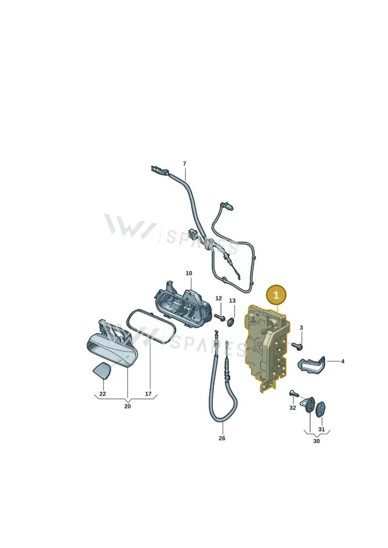 4K1837015N — Volkswagen ID.6 X (2021-) diagram 12d837000, position 1