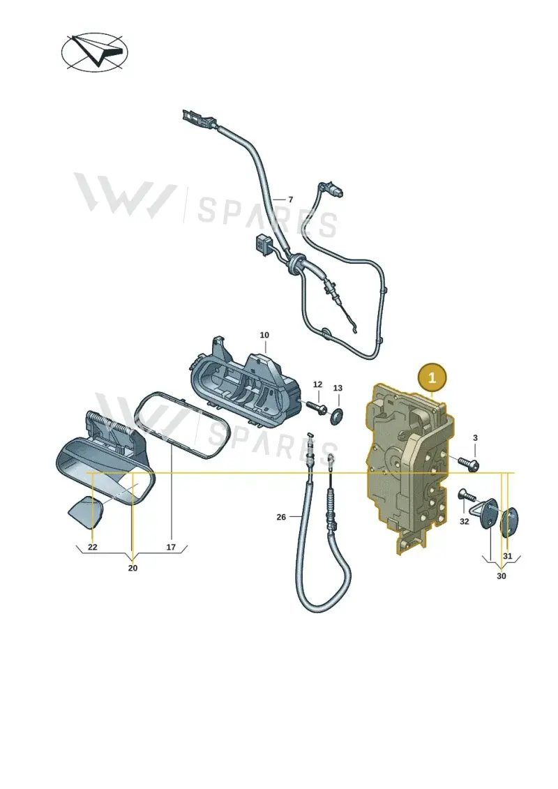 4K1837016N — Volkswagen ID.4 Pro (2020-2023) diagram 11a837000, position 1