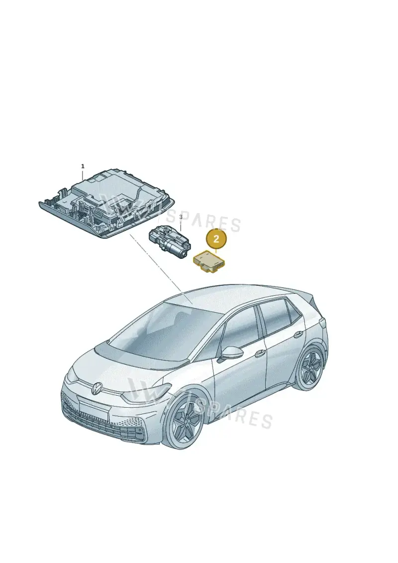 4K8907594AD — Volkswagen ID.3 Pro (2019-2024) diagram 10a959000, position 2