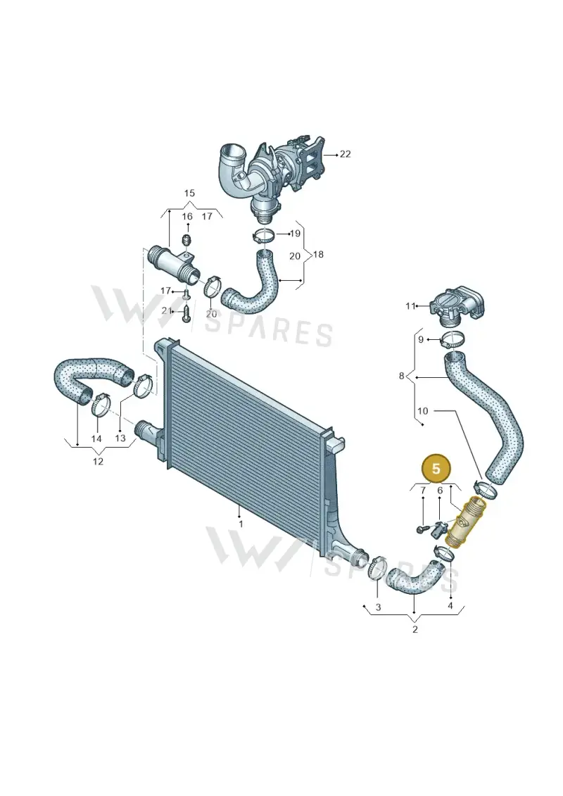 4M0145673K — Volkswagen Touareg (2017-2023) diagram 439145620, position 5