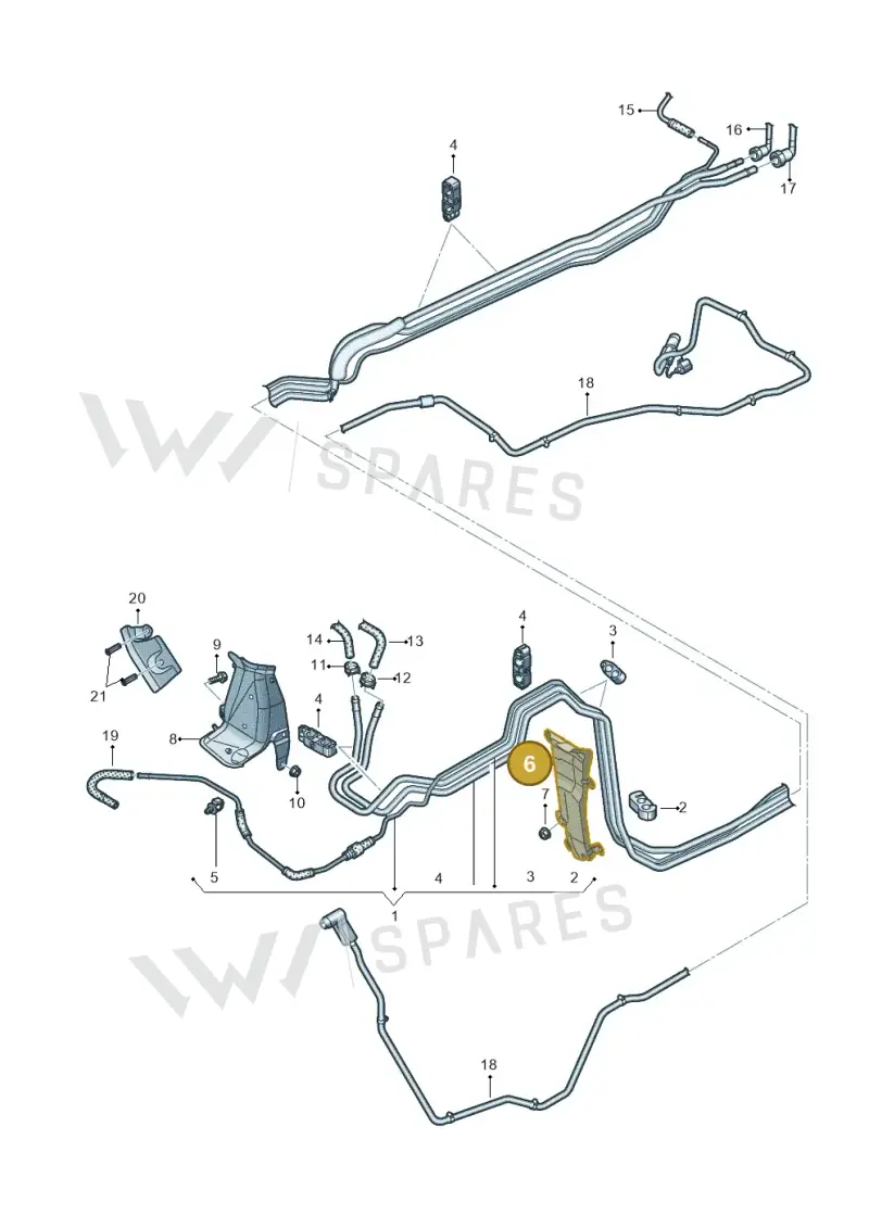 4M0201192K — Volkswagen Touareg (2017-2023) diagram 439201025, position 6