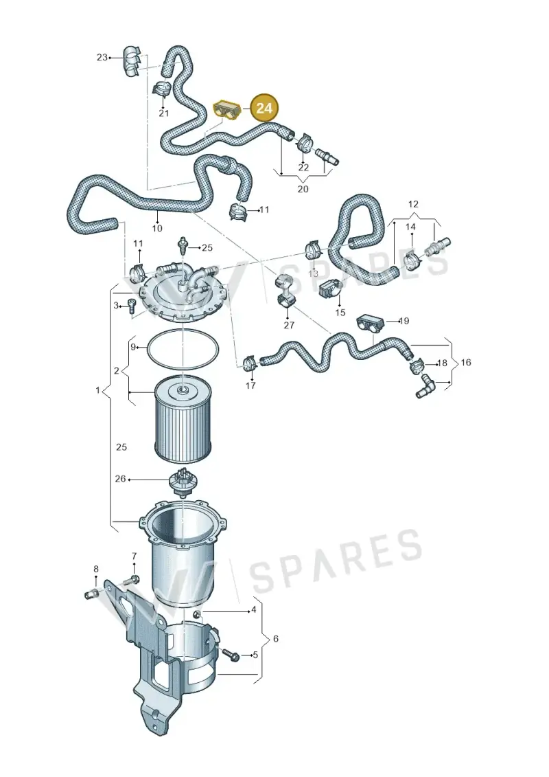 4M0201449E — Volkswagen Touareg (2017-2023) diagram 859127200, position 24
