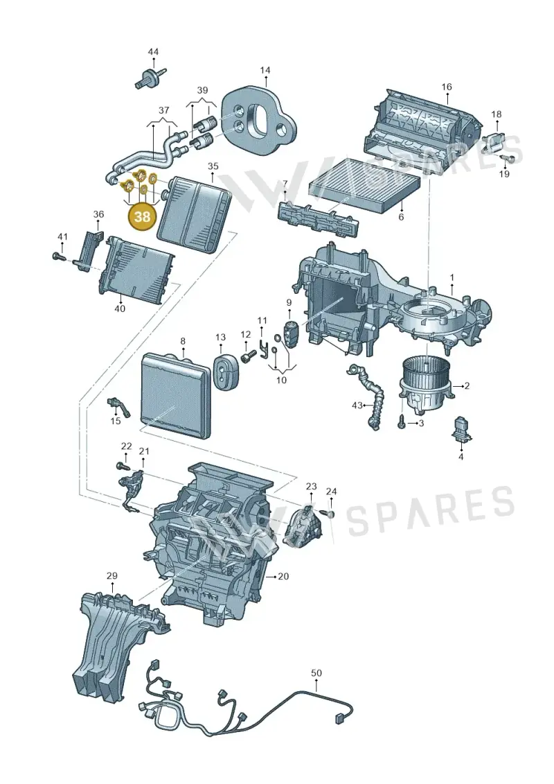 4M0898037B — Volkswagen Taigo (2021-2024) diagram 837820100, position 38