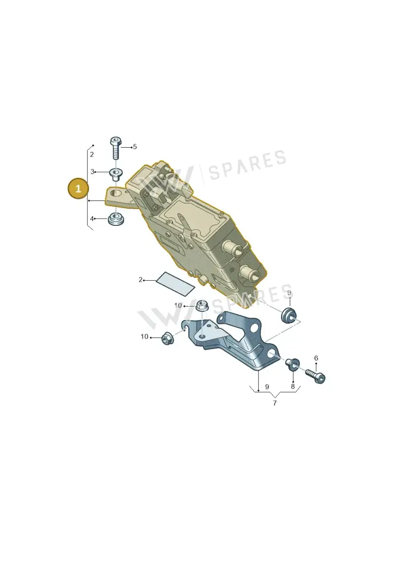 4M1819013E — Volkswagen Touareg (2017-2023) diagram 439819740, position 1