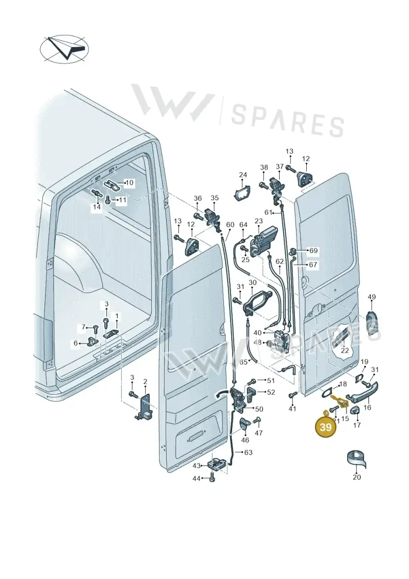 510837111 — Volkswagen E-Crafter 35 (2018-2024) diagram 806827650, position 39