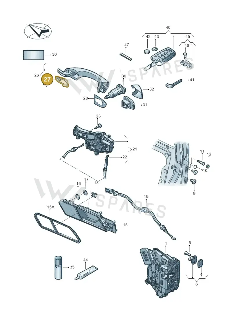 510837209A — Volkswagen Tiguan 2.0 4Motion (2017-2024) diagram 833837000, position 27