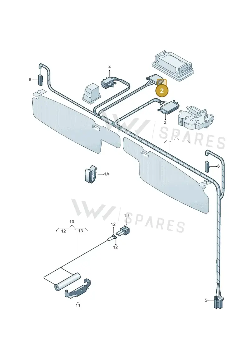 535972704 — Volkswagen POLO CLASSIC/VARIANT (1996-1999) diagram 121972450, position 2