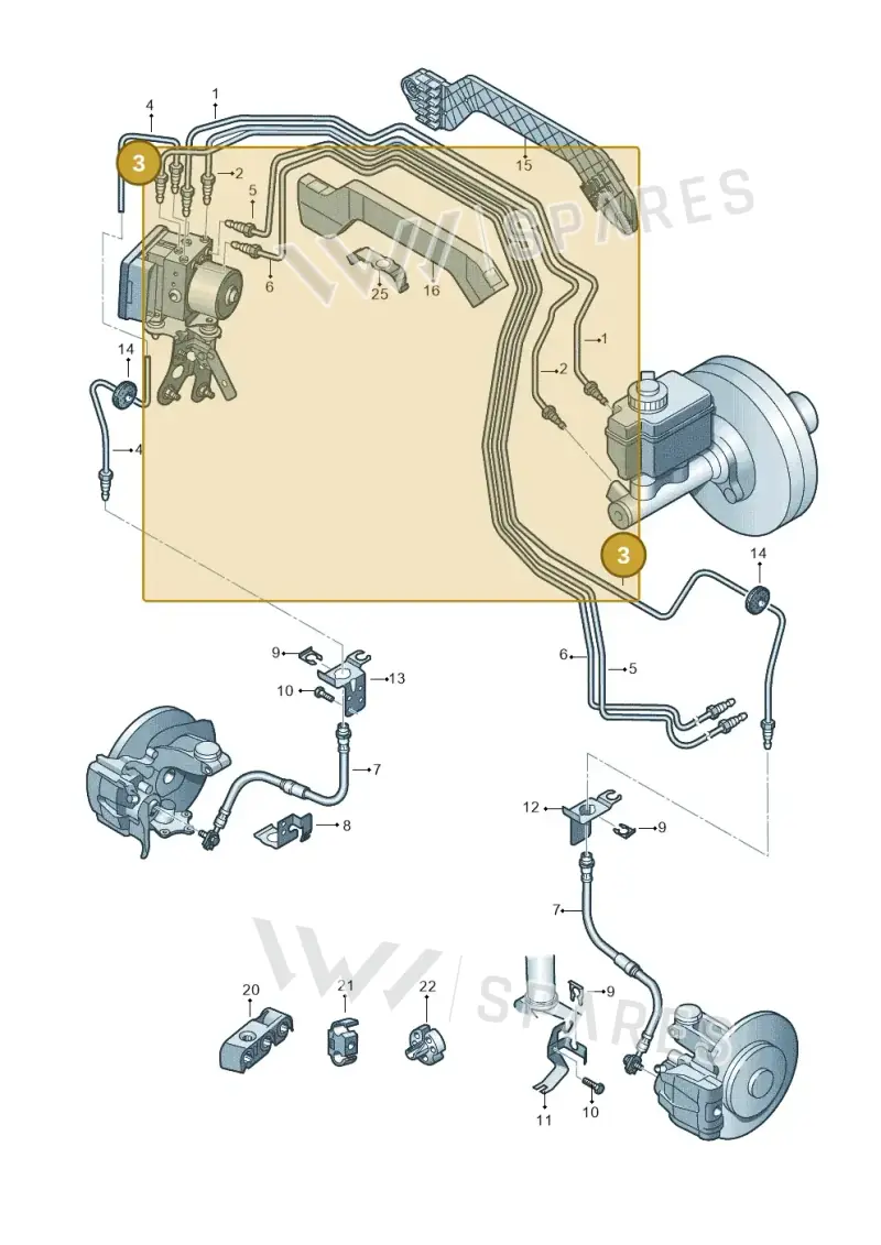 561614723C — Volkswagen New Passat (2015-2022) diagram 694611200, position 3