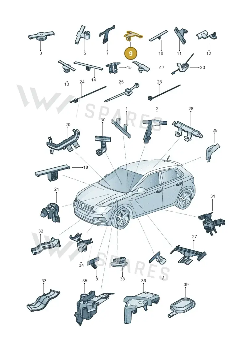 565971789C — Volkswagen Polo Track (2023-) diagram 602971830, position 9