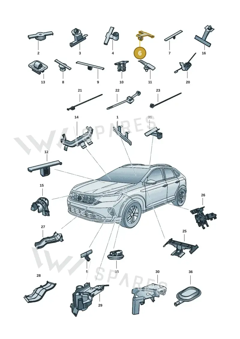 565971789C — Volkswagen Nivus (2020-) diagram 67b971083, position 6