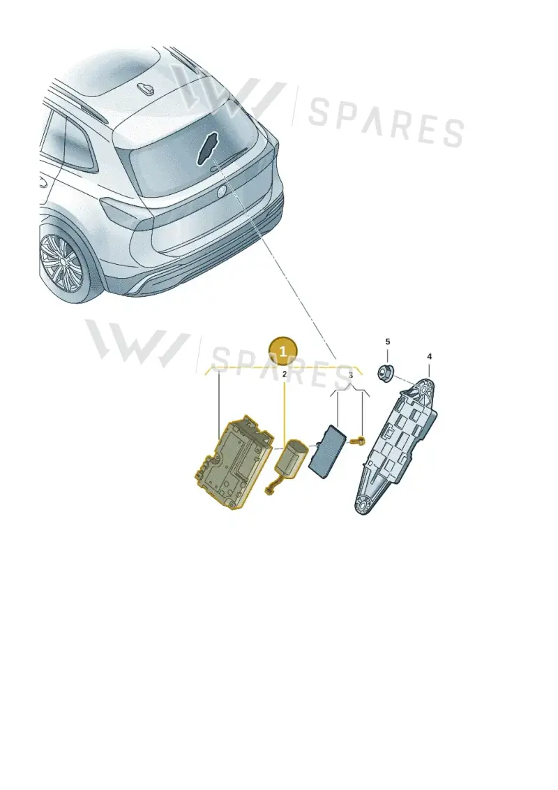 571035283A — Volkswagen Tiguan 2.0 (2023-) diagram 57x035600, position 1